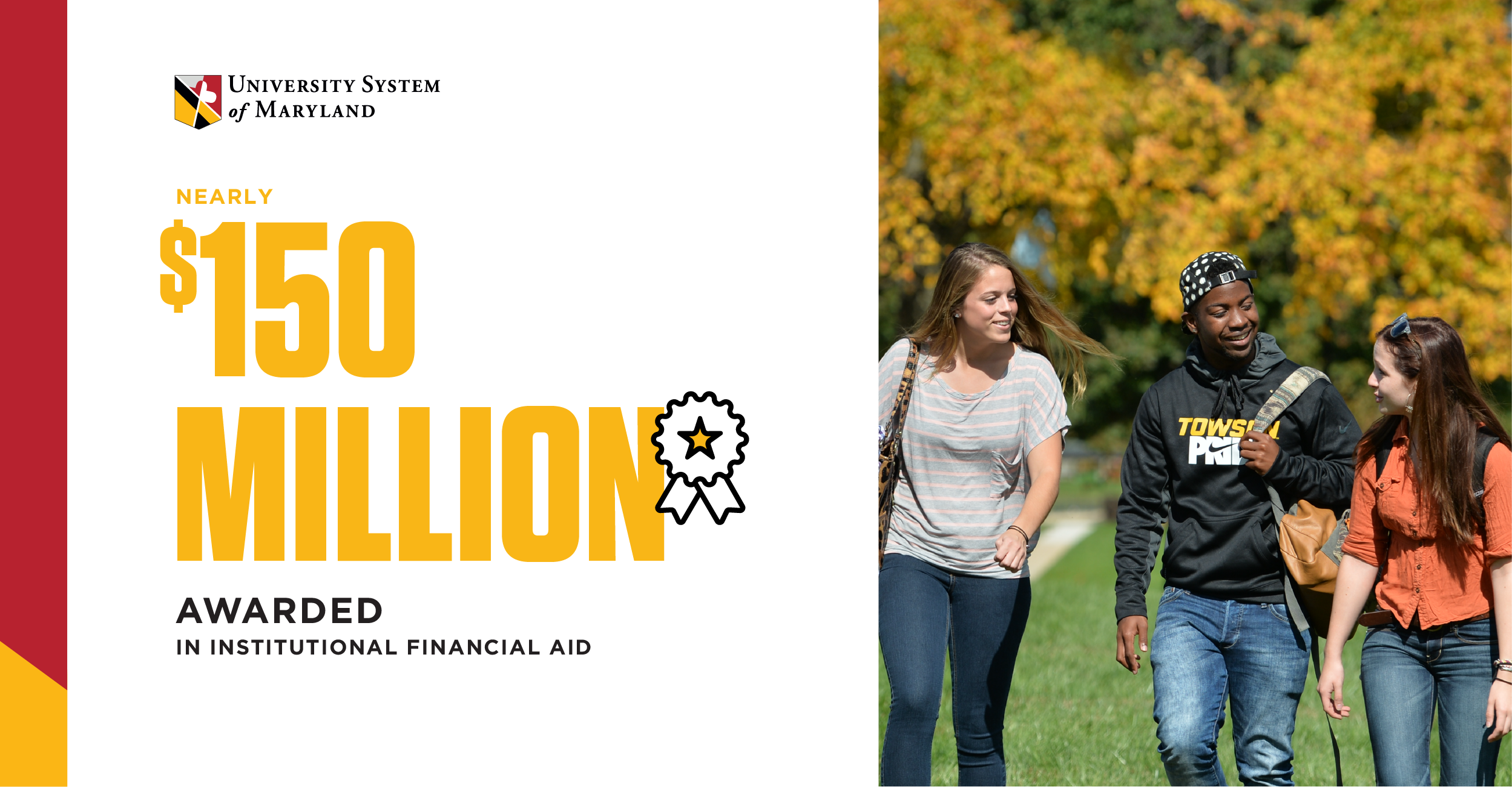 $150 Million in Institutional Financial Aid Awarded